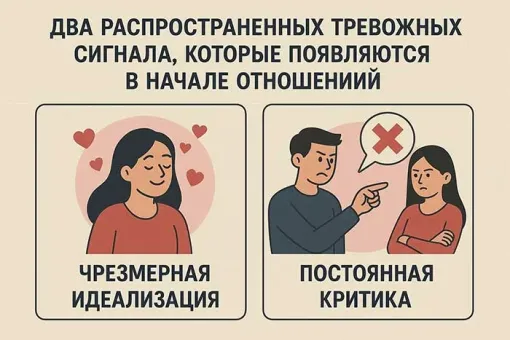 Изображение к статье: Два распространенных тревожных сигнала, которые появляются в начале отношений